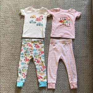 Two pairs of pajamas
